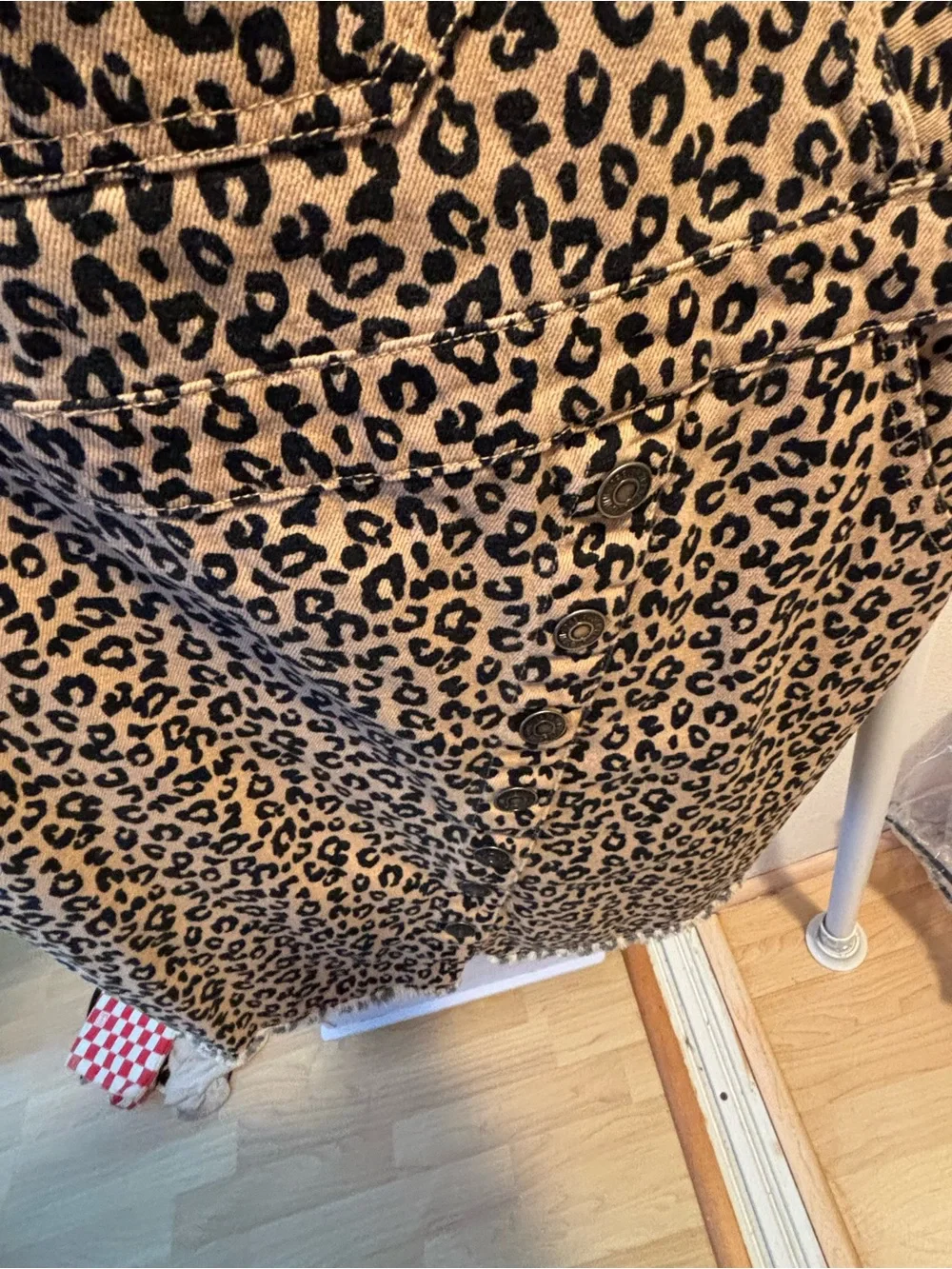 Forever 21 Leopard Print Asymmetical Skirtall / Overall Dress 2x